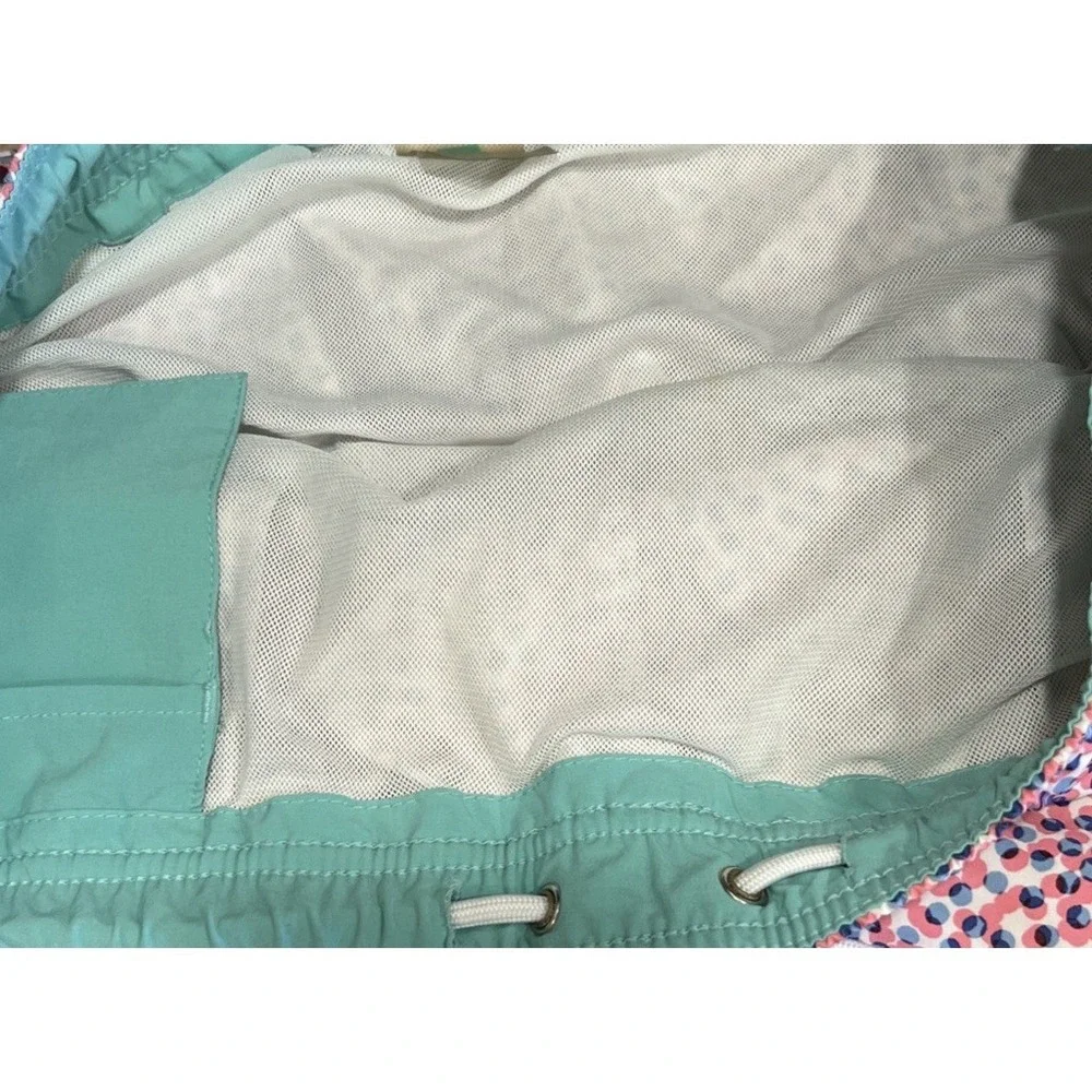 Bonobos Swim Trunks Shorts‎ Pink Blue Polka Dots Mesh Lined 7